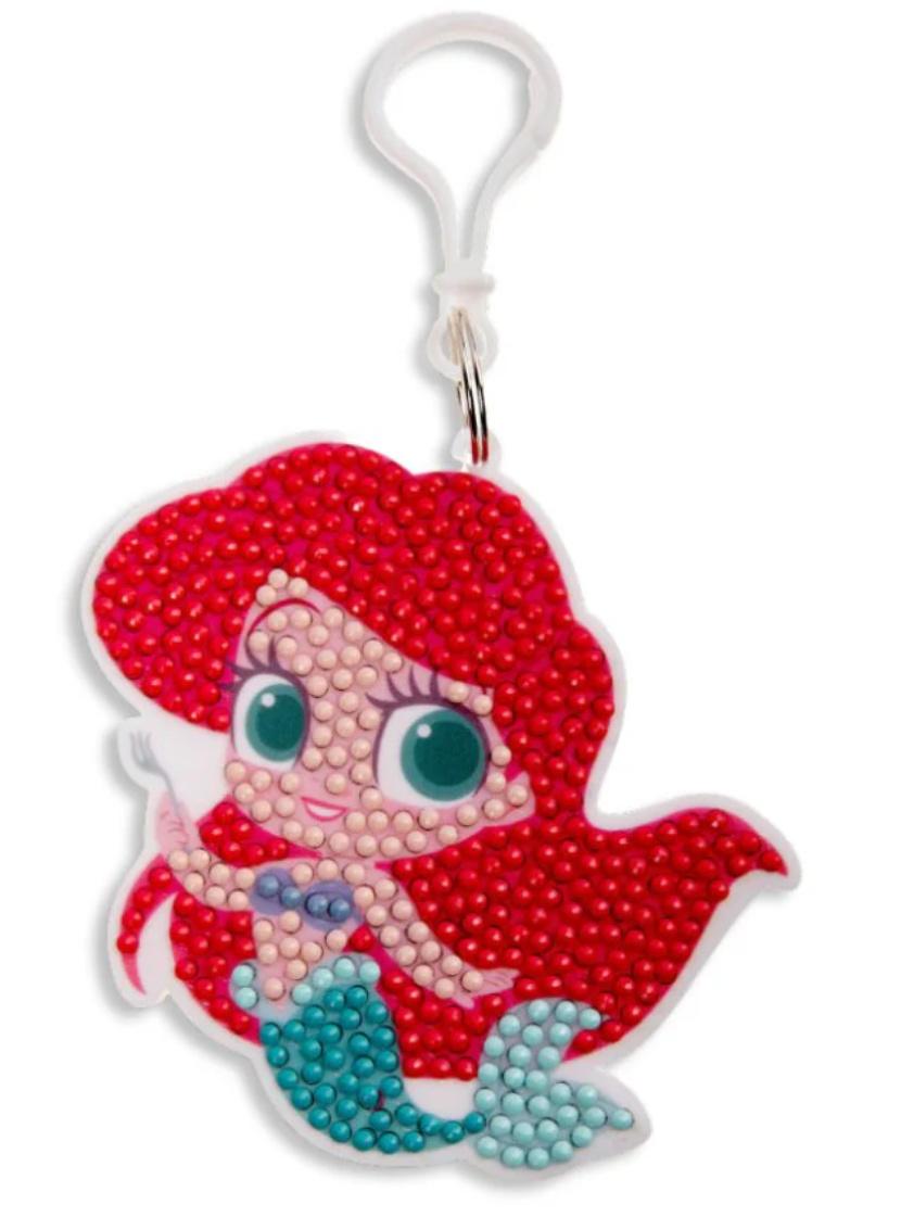 Craft Buddy - Crystal Art Diamond Painting"The Little Mermaid"Bag Charm Kit Disney