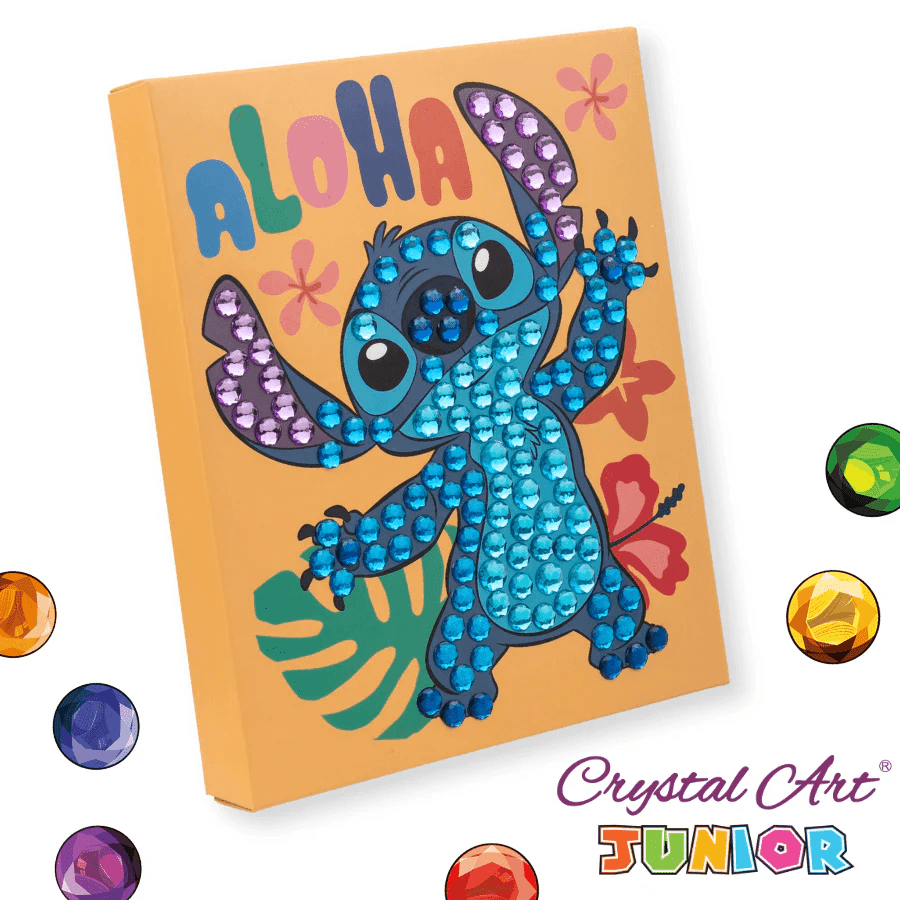 Craft Buddy - Stitch Disney Crystal Art Junior Canvas Kit