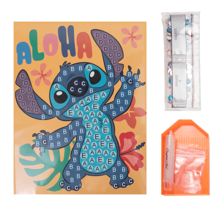 Produktbild Craft Buddy - Stitch Disney Crystal Art Junior Canvas Kit 6 von 10
