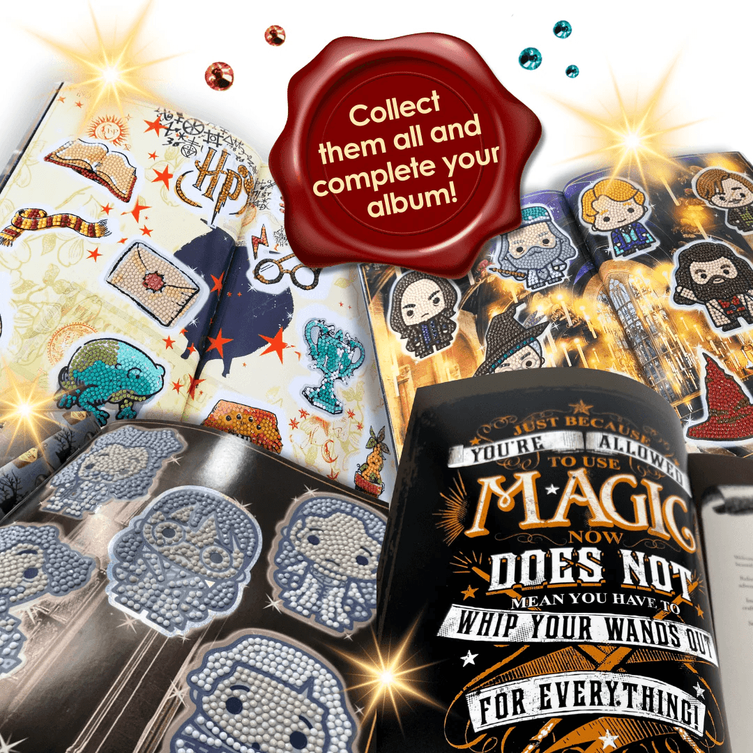 Produktbild Craft Buddy - Crystal Art Diamond Painting Harry Potter Crystal Art Sticker Pack 7 von 8