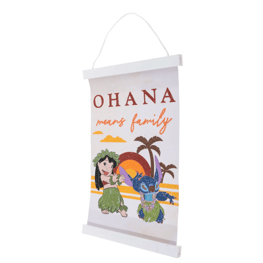 Produktbild Craft Buddy - Crystal Art Diamond Painting Ohana Means Family Disney Mini  Scroll Kit 20x30 cm 4 von 6