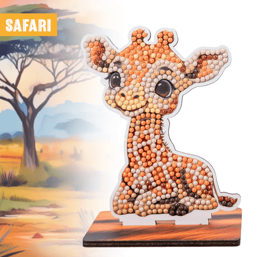 Craft Buddy - Crystal Art Diamond Painting Giraffe Wildlife Buddies