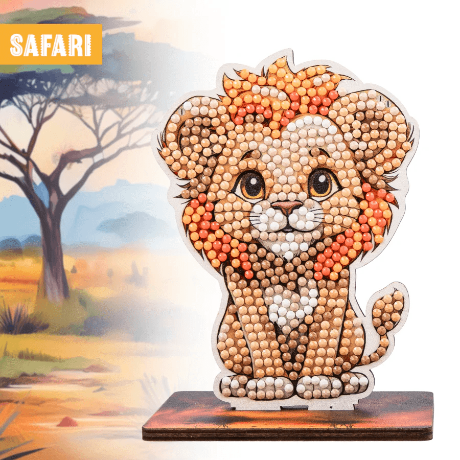 Craft Buddy - Crystal Art Diamond Painting Löwe Wildlife Buddies