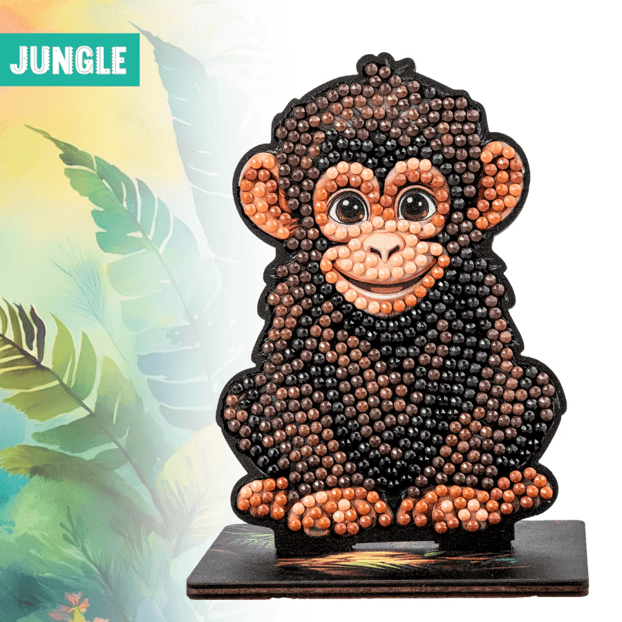 Craft Buddy - Crystal Art Diamond Painting Schimpanse Wildlife Buddies
