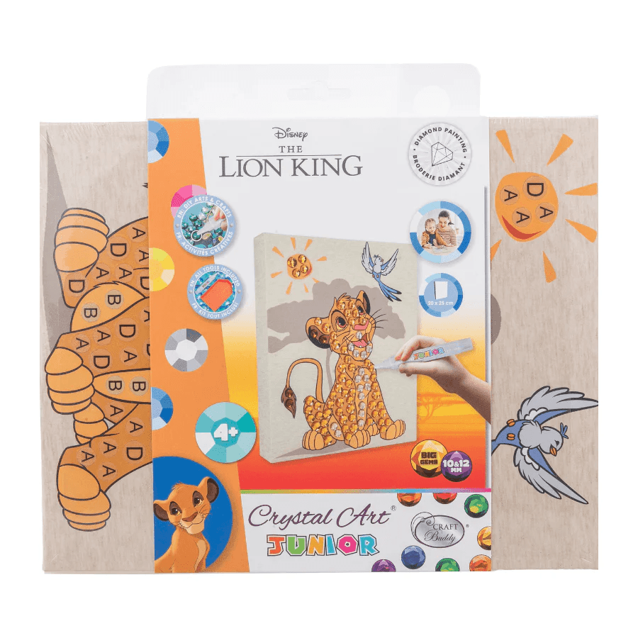 Produktbild Craft Buddy - Simba Disney Crystal Art Junior Canvas Kit 8 von 11