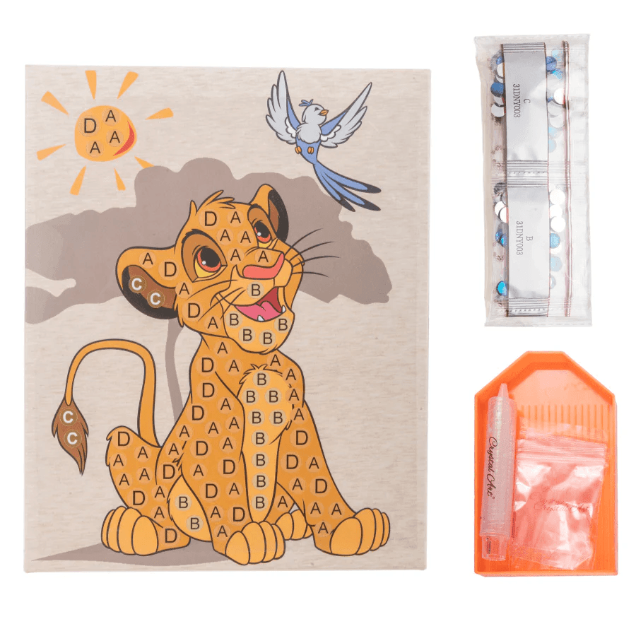 Produktbild Craft Buddy - Simba Disney Crystal Art Junior Canvas Kit 5 von 11
