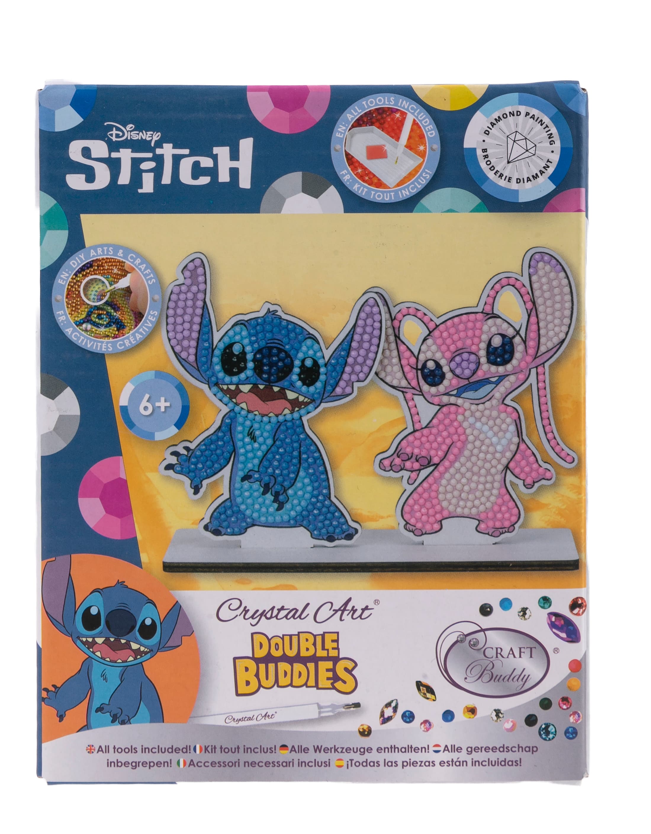 Craft Buddy - Crystal Art Diamond Painting Double Buddies Stitch&Angel