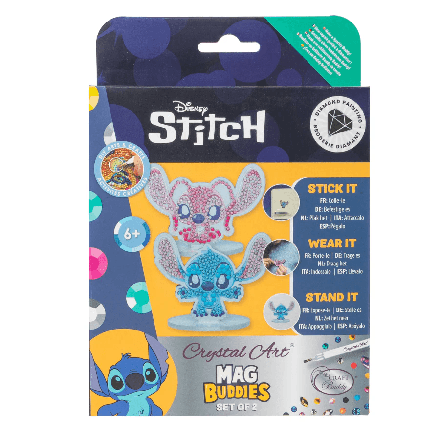 Produktbild Craft Buddy - Crystal Art Diamond Painting Stitch & Angel Crystal Art Mag Buddies Disney Set of 2 12 von 12