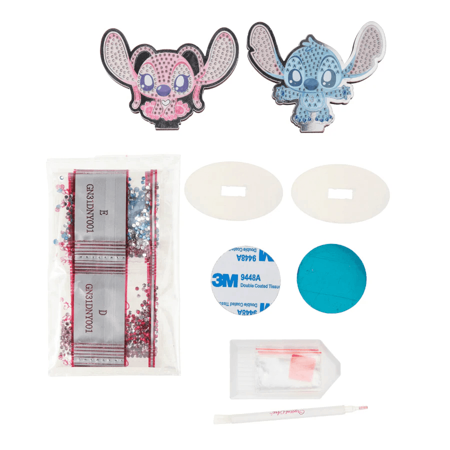 Produktbild Craft Buddy - Crystal Art Diamond Painting Stitch & Angel Crystal Art Mag Buddies Disney Set of 2 5 von 12