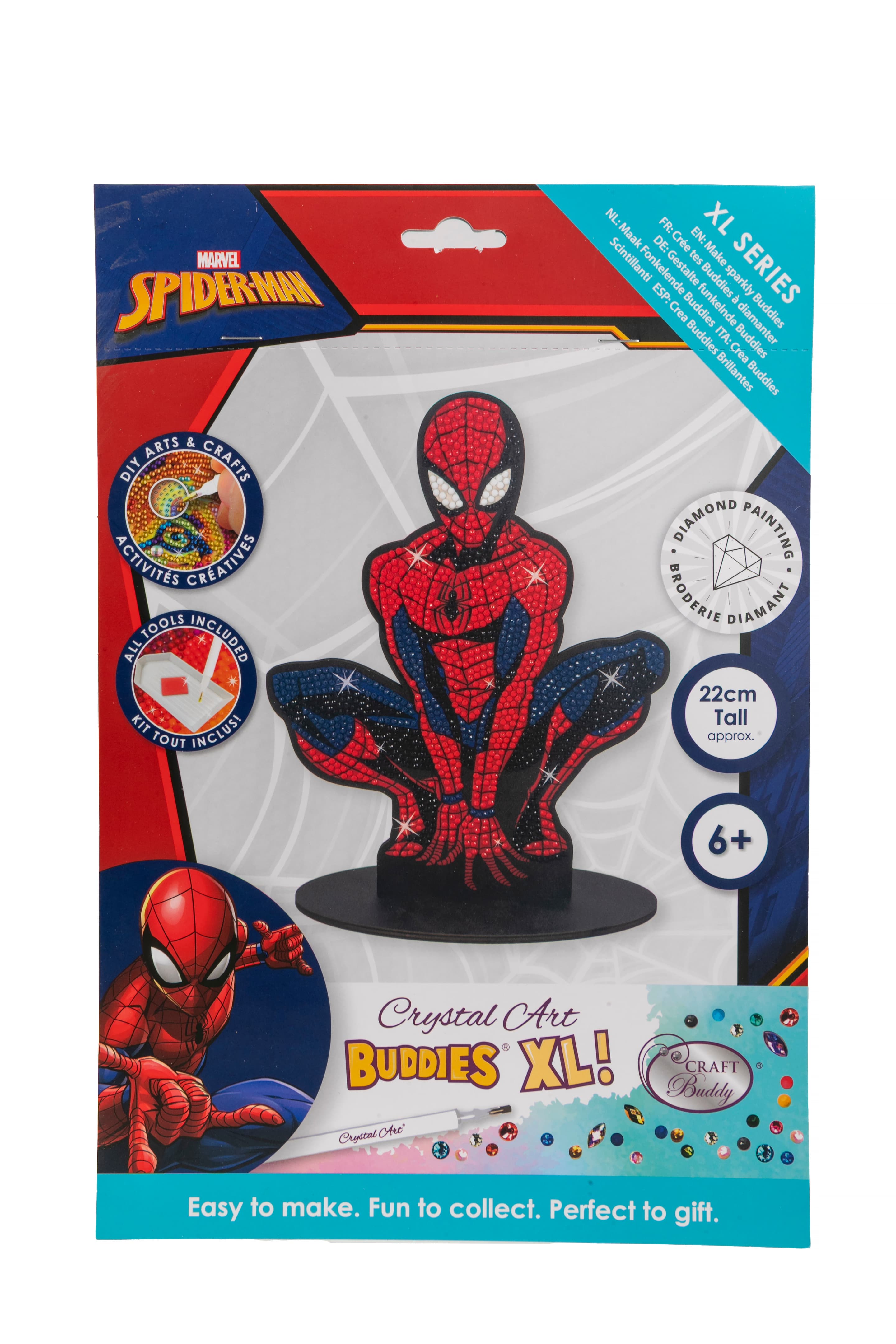 Craft Buddy - Crystal Art Diamond Painting Buddies Xl Spiderman