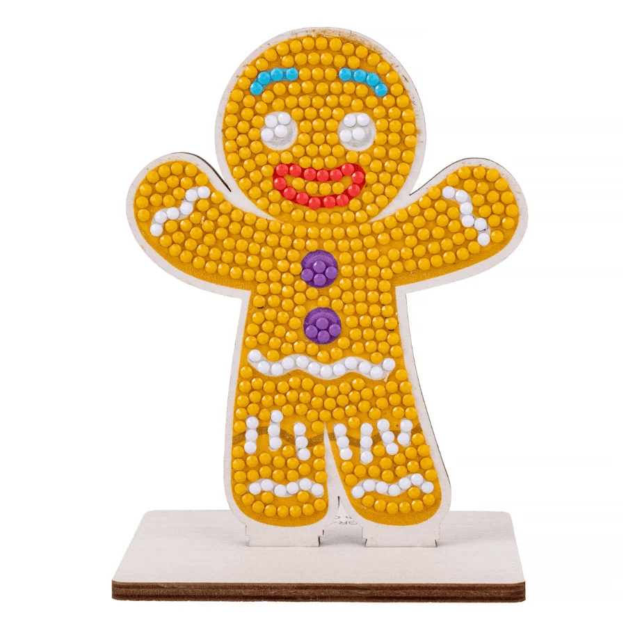Craft Buddy - Crystal Art Diamond Painting Buddies Lebkuchenmann Shrek Diamond Painting Bastelset