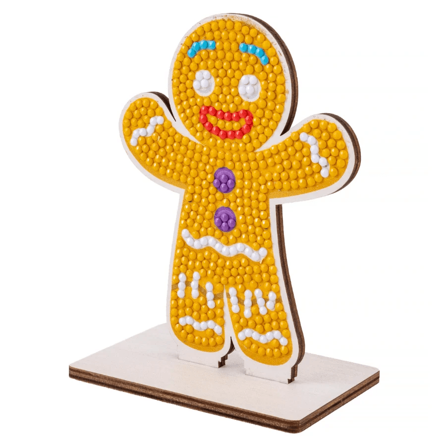 Craft Buddy - Crystal Art Diamond Painting Buddies Lebkuchenmann Shrek Diamond Painting Bastelset