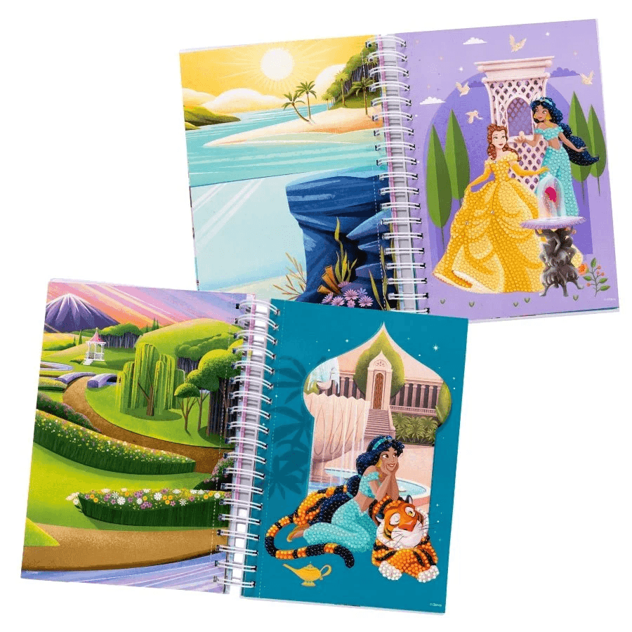 Craft Buddy - Crystal Art Diamond Painting Disney Princess Crystal Art Sparkle Studio Bastelbuch