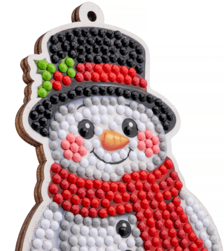 Craft Buddy - Crystal Art Diamond Painting  Buddies Schneemann Diamond Painting Bastelset