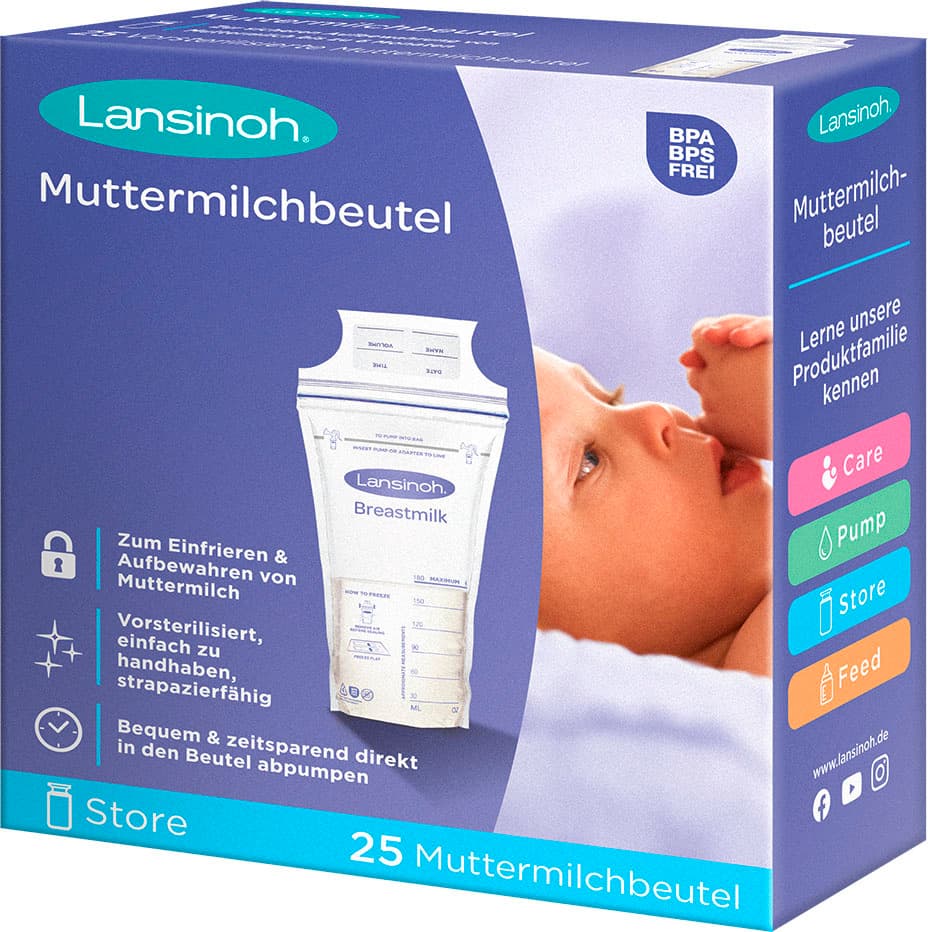 Produktbild Lansinoh® Muttermilchbeutel 2 von 3