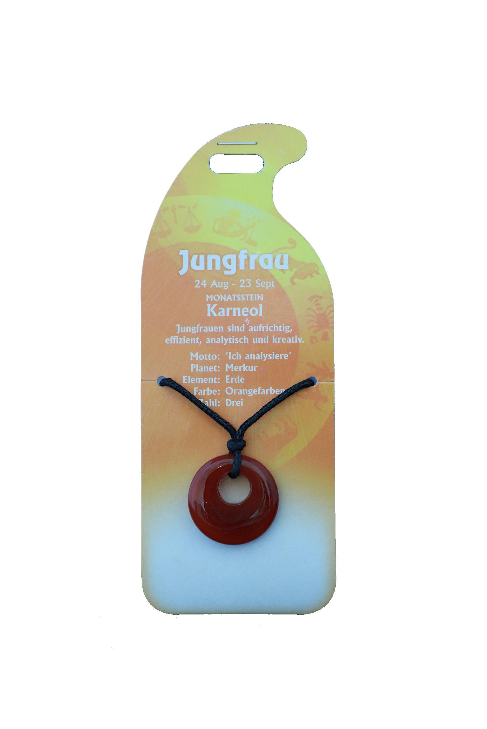 Halsband Jungfrau - Karneol