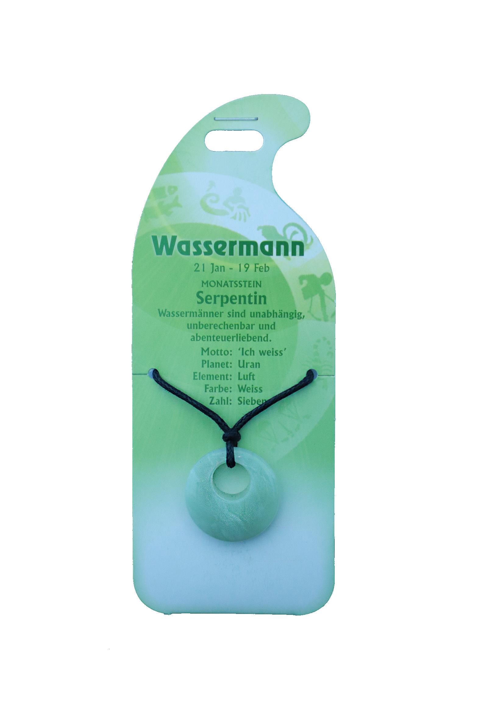 Halsband Wassermann - Serpentin