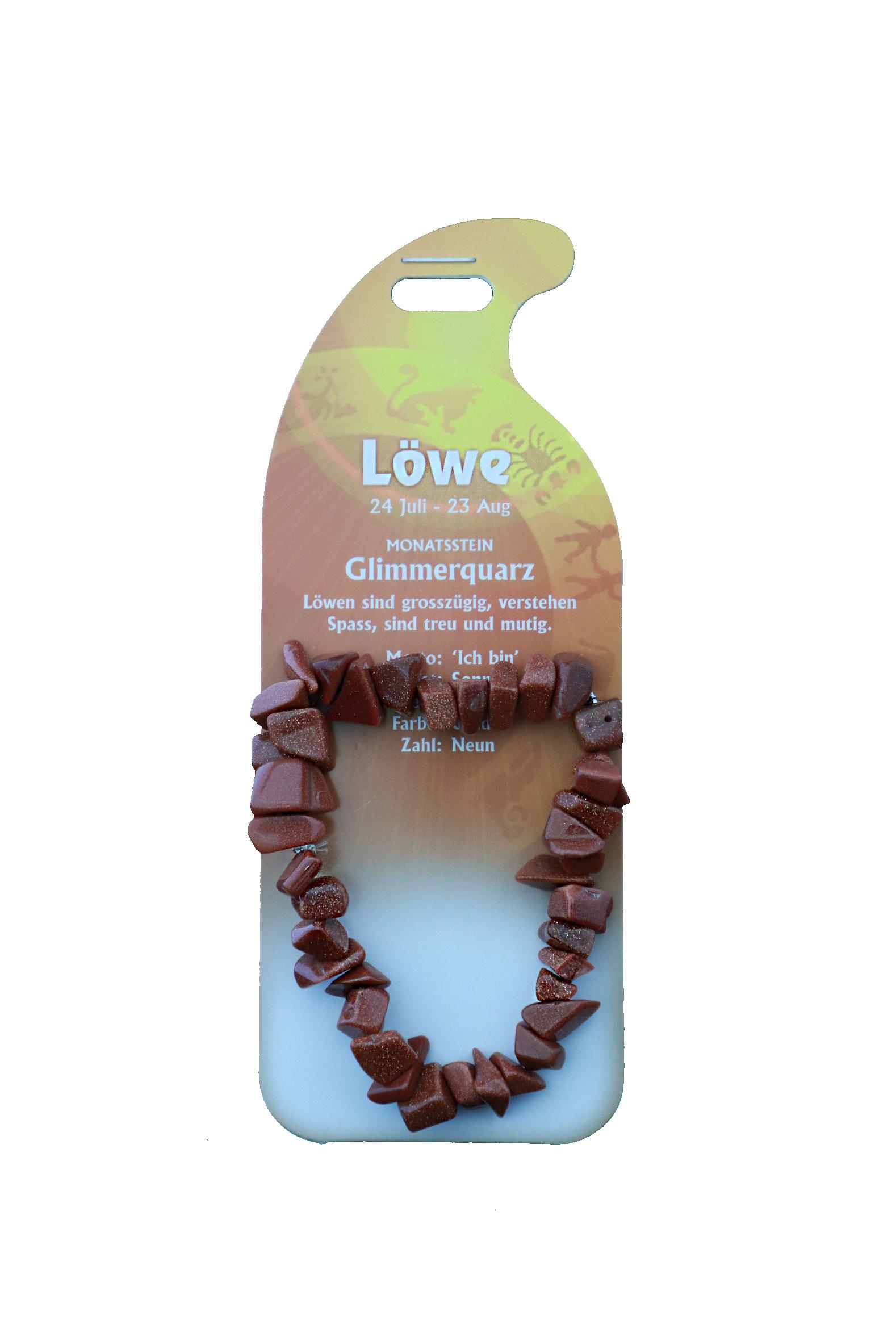 Armband Löwe - Glimmerquarz
