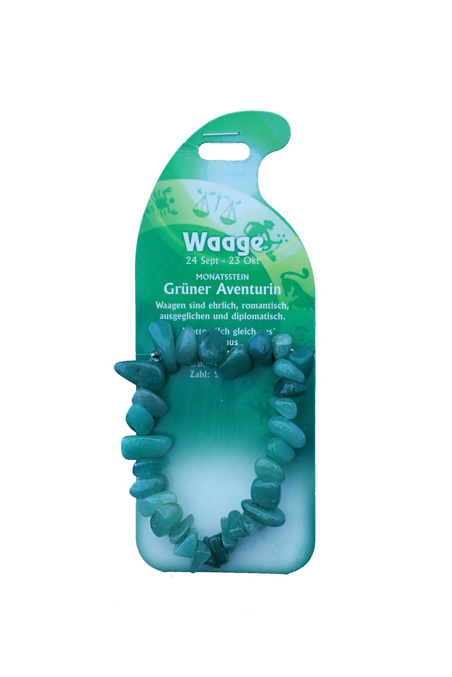 Armband Waage - Grüner Aventurin