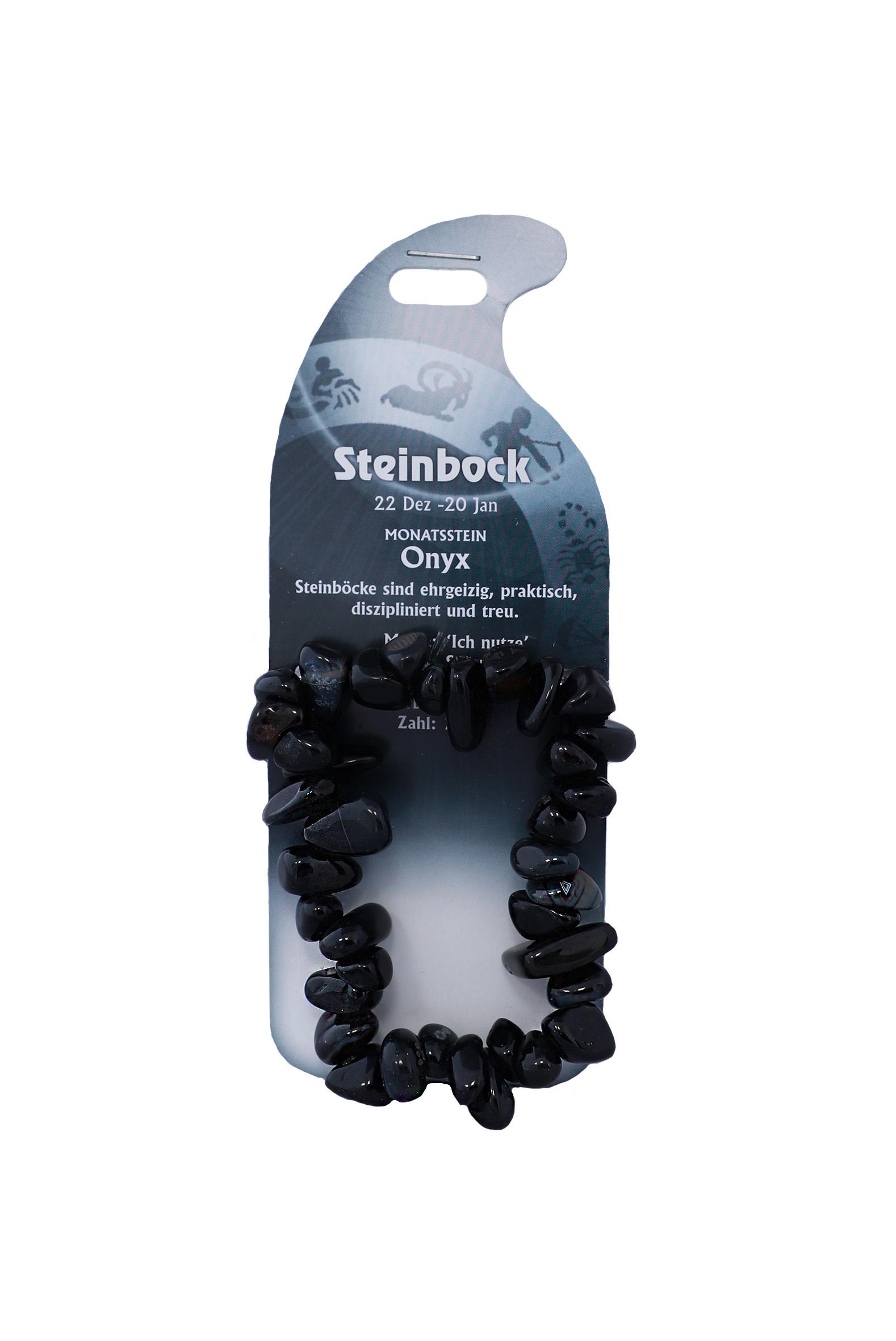 Armband Steinbock - Onyx