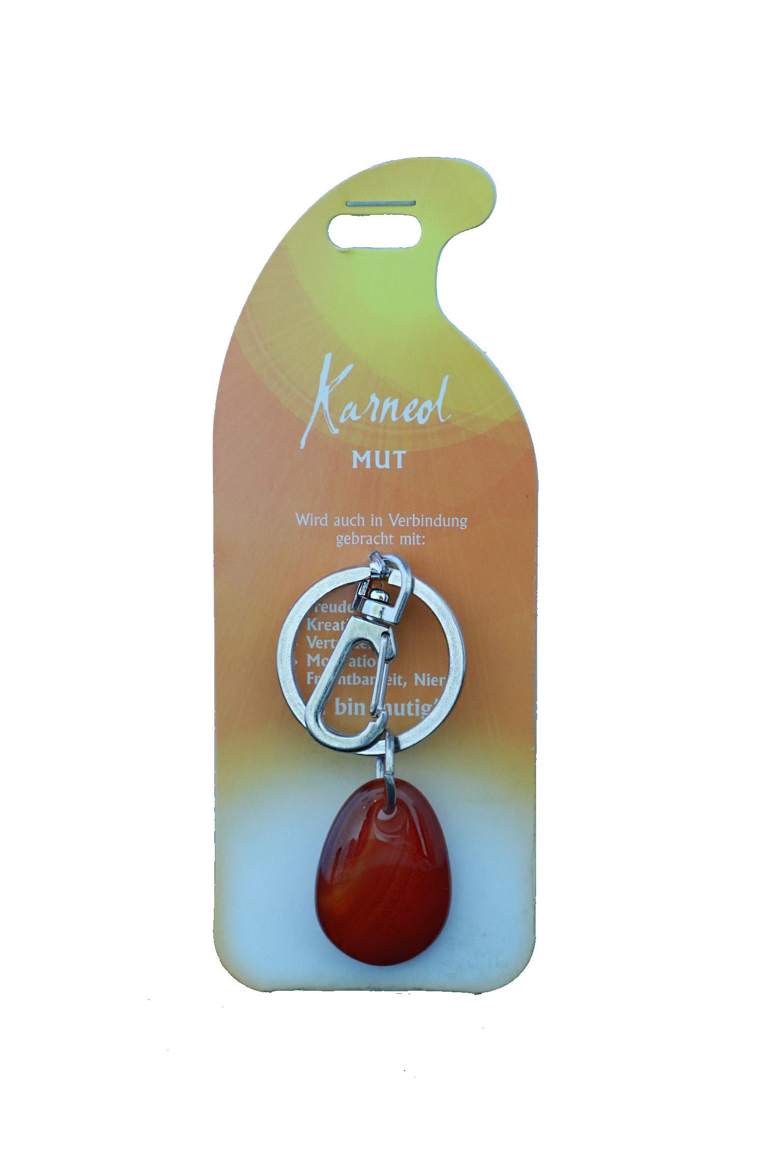 Produktbild Schlüsselanhänger Mut - Karneol 2 von 4