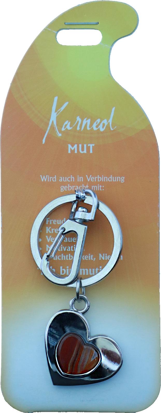 Produktbild Schlüsselanhänger Mut - Karneol 3 von 4