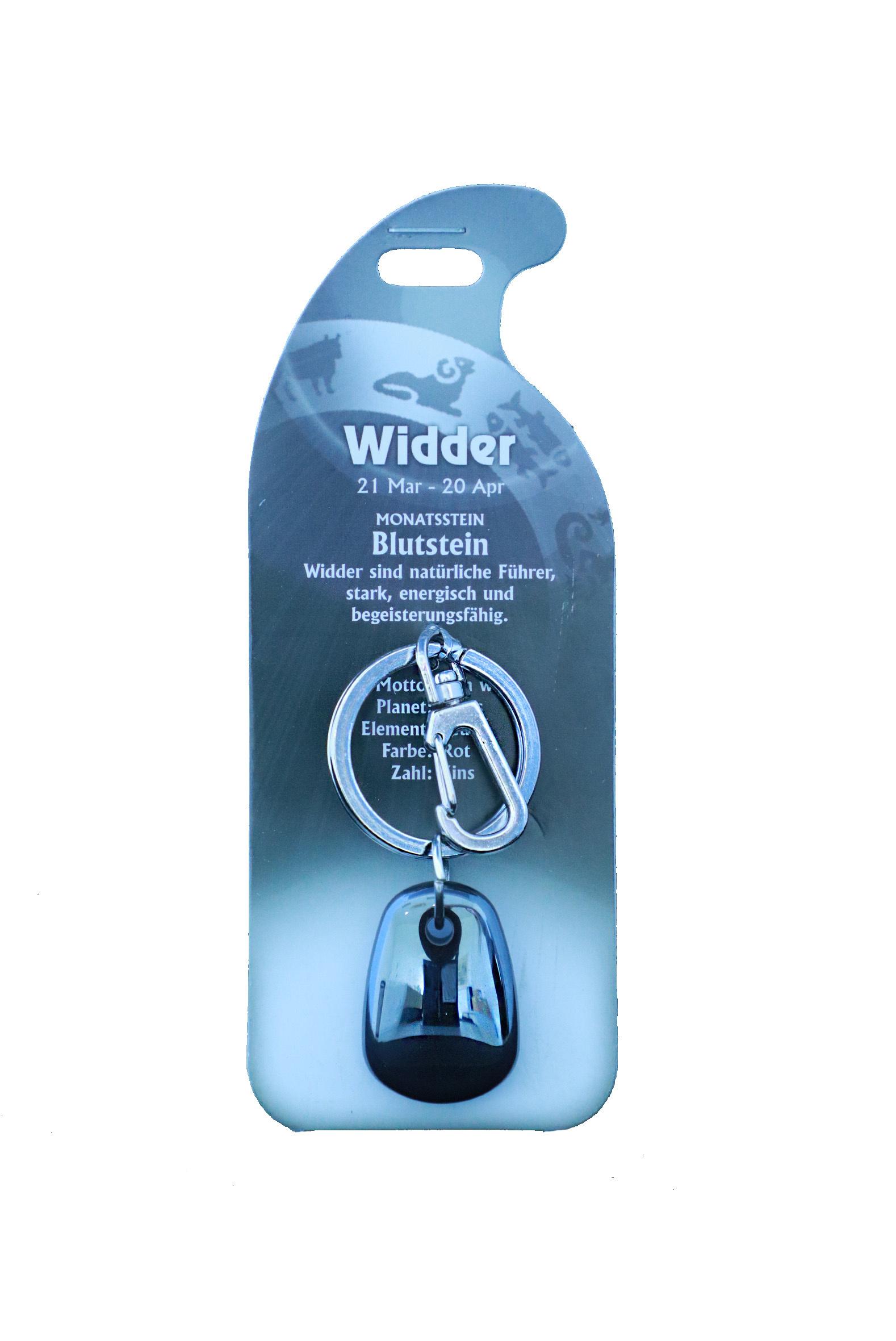 Produktbild Schlüsselanhänger Widder - Blutstein 2 von 4