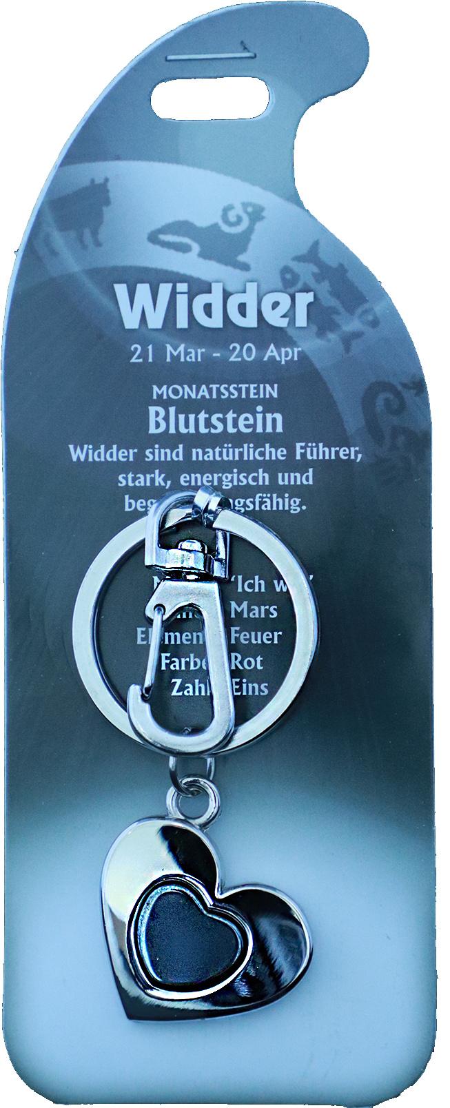 Produktbild Schlüsselanhänger Widder - Blutstein 3 von 4