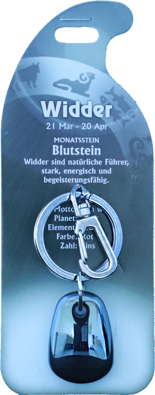 Produktbild Schlüsselanhänger Widder - Blutstein 4 von 4