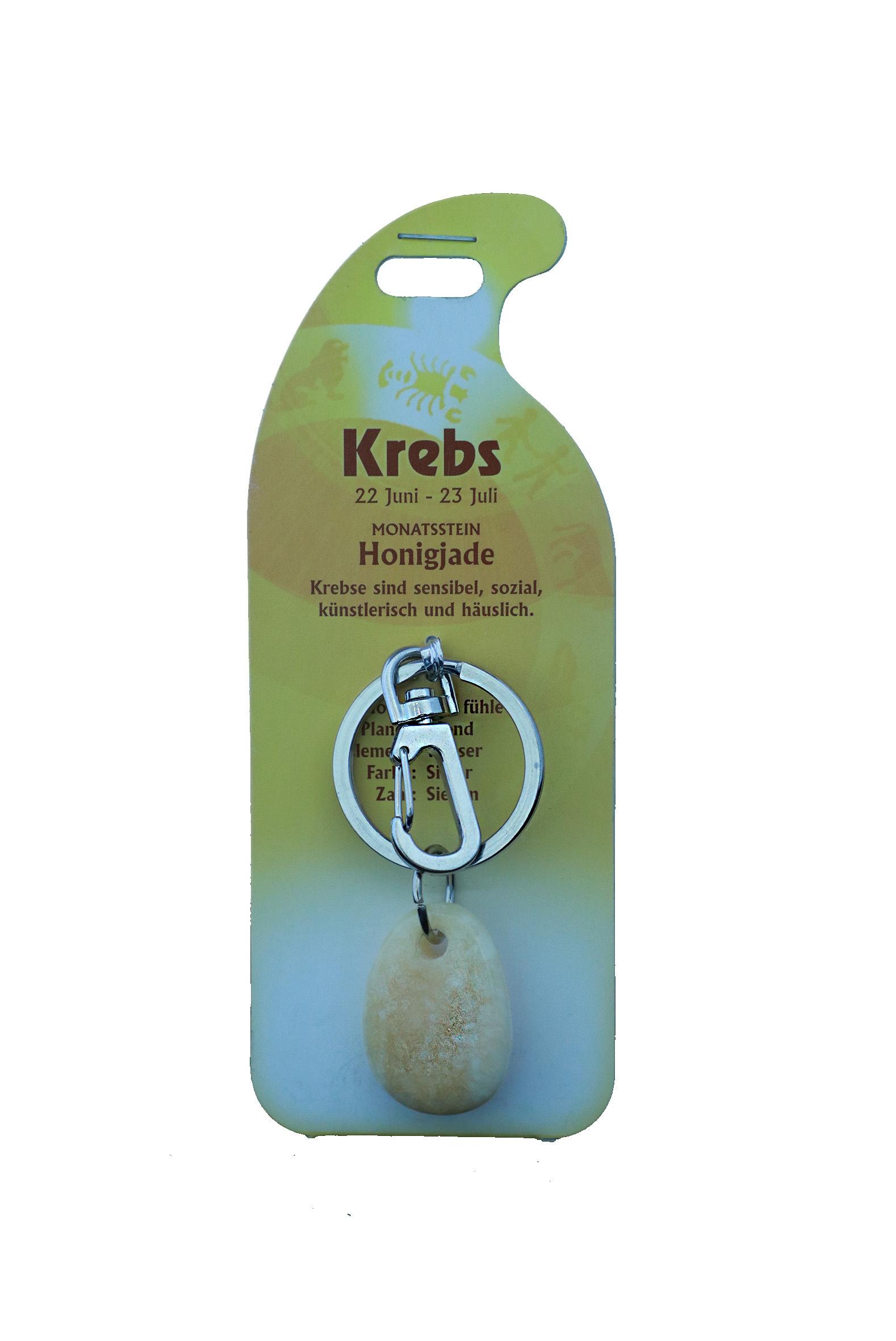 Produktbild Schlüsselanhänger Krebs - Honigjade 2 von 3