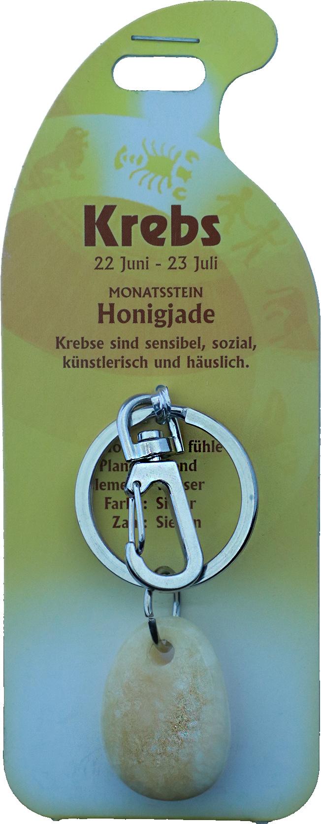 Produktbild Schlüsselanhänger Krebs - Honigjade 3 von 3