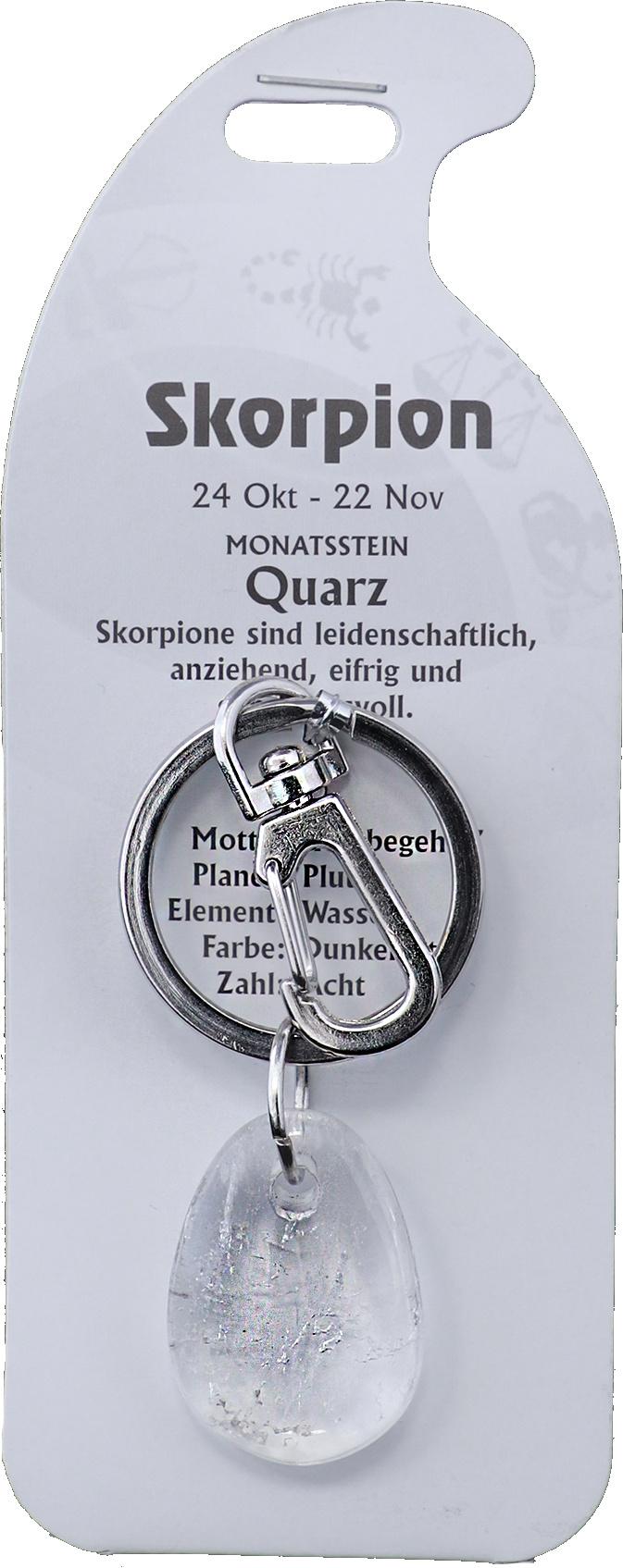 Produktbild Schlüsselanhänger Skorpion - Quarz 3 von 3