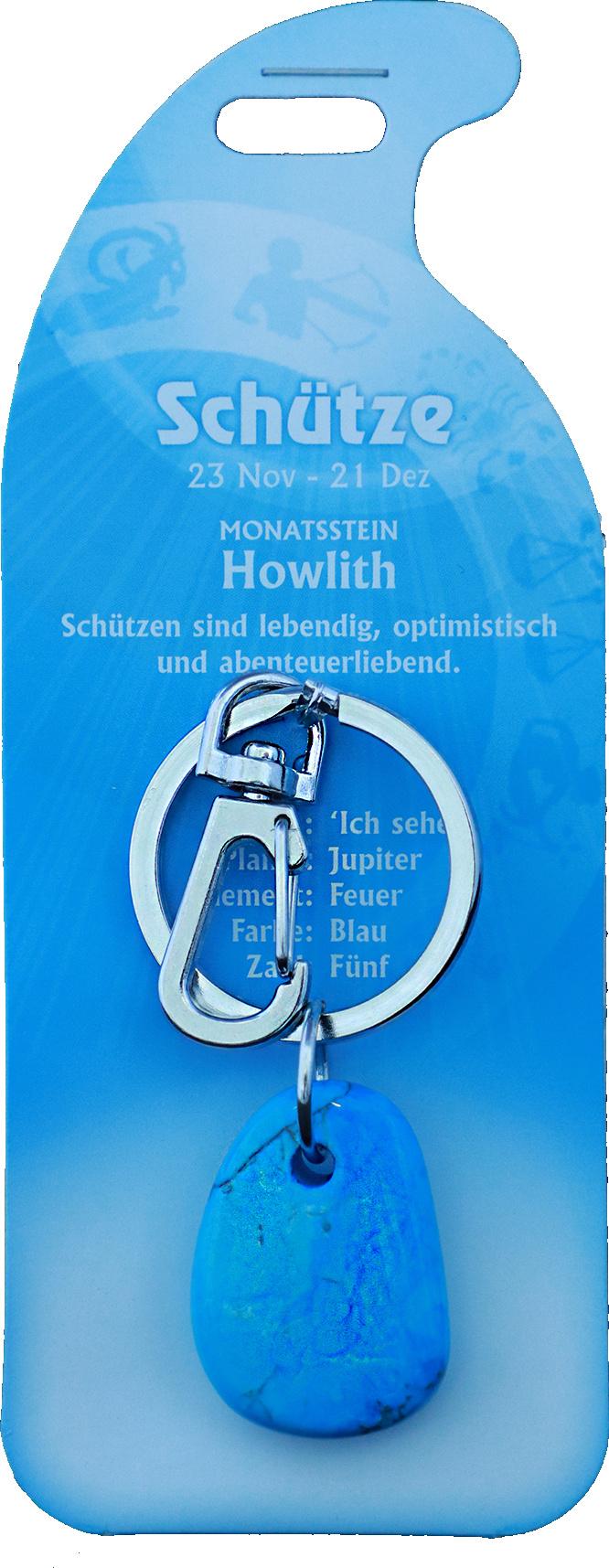 Produktbild Schlüsselanhänger Schütze - Howlith 2 von 2
