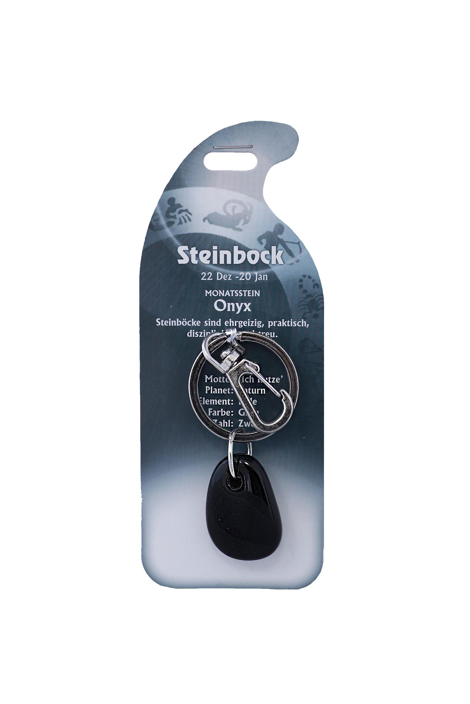 Produktbild Schlüsselanhänger Steinbock - Onyx 2 von 3