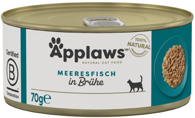 Applaws Katzennassfutter Meeresfisch 70g