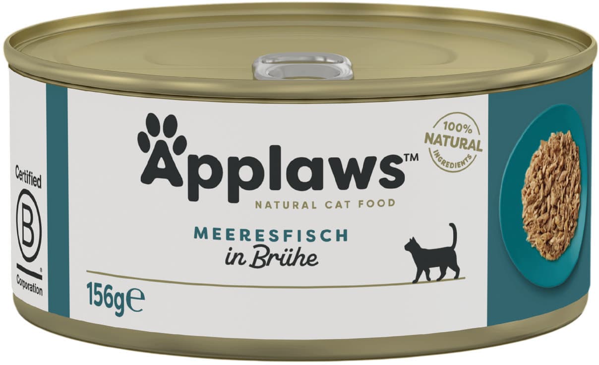 Applaws Katzennassfutter Meeresfisch 156g