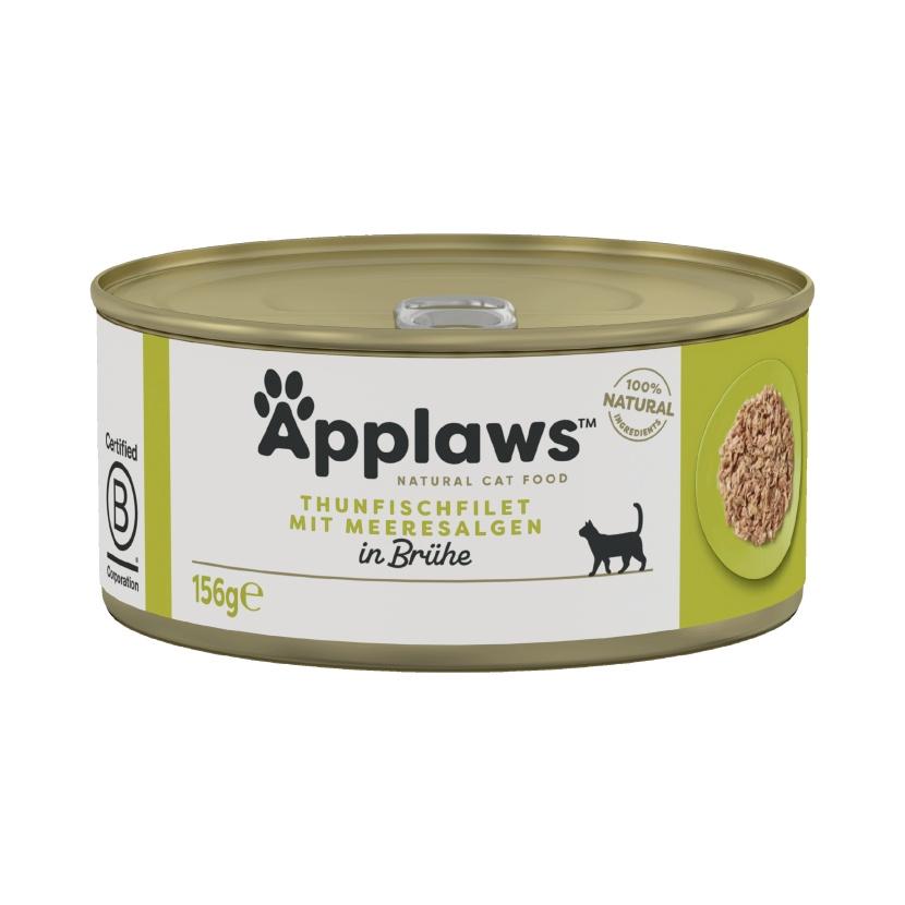 Applaws Katzennassfutter Thunfischfilet&Meeresalge 156g