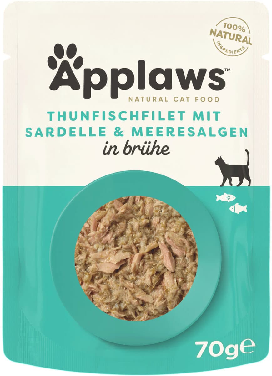 Applaws Thunfischfilet & ganze Sardelle