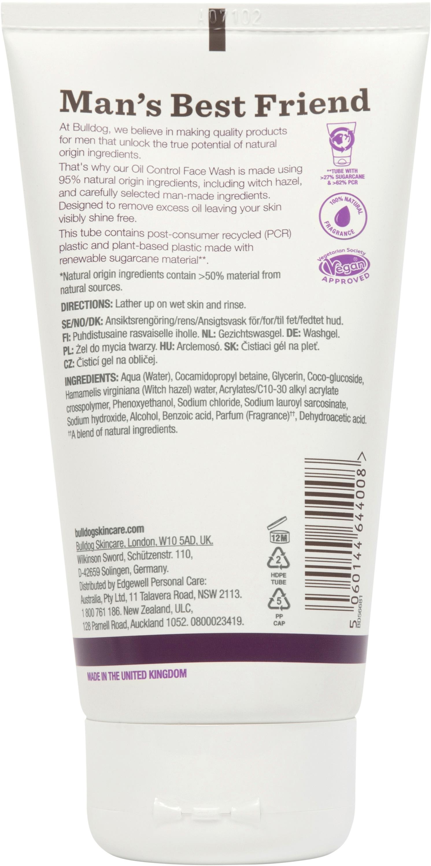 Produktbild Bulldog Oil Control Face Wash Waschgel 2 von 2