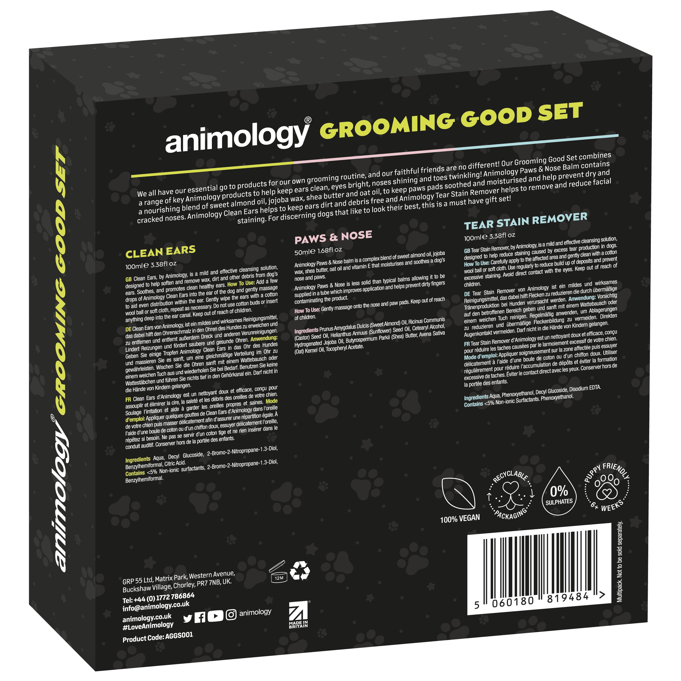 Produktbild ANIMOLOGY Hundepflege Grooming Good Geschenkpackung 2 von 2