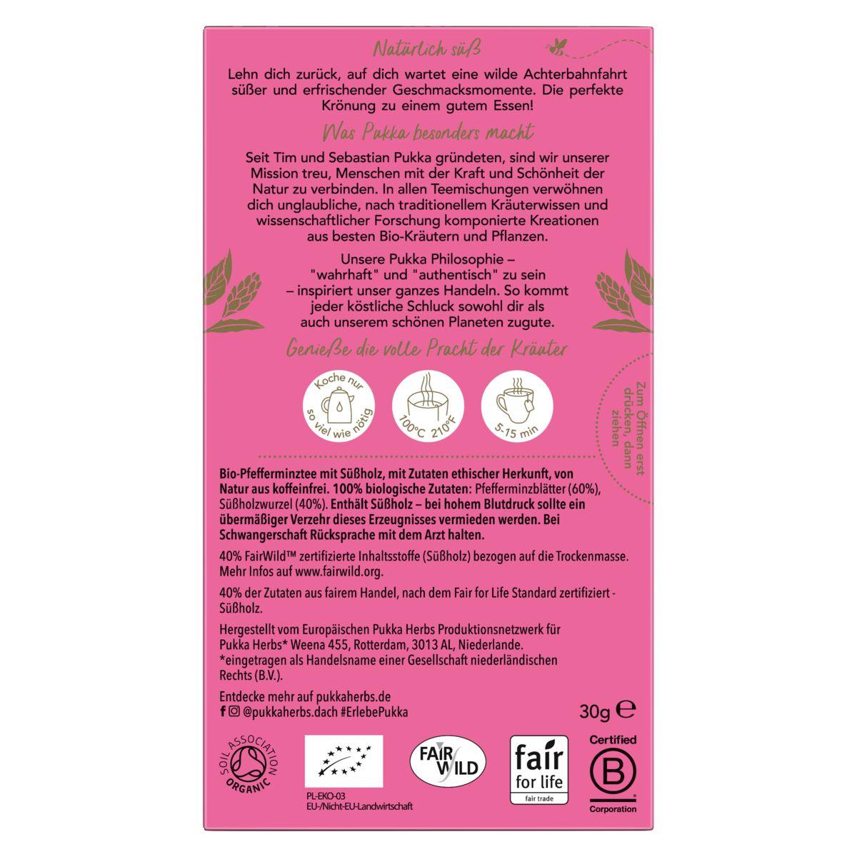 Produktbild pukka Bio-Kräutertee Pfefferminz&Süßholz 2 von 8