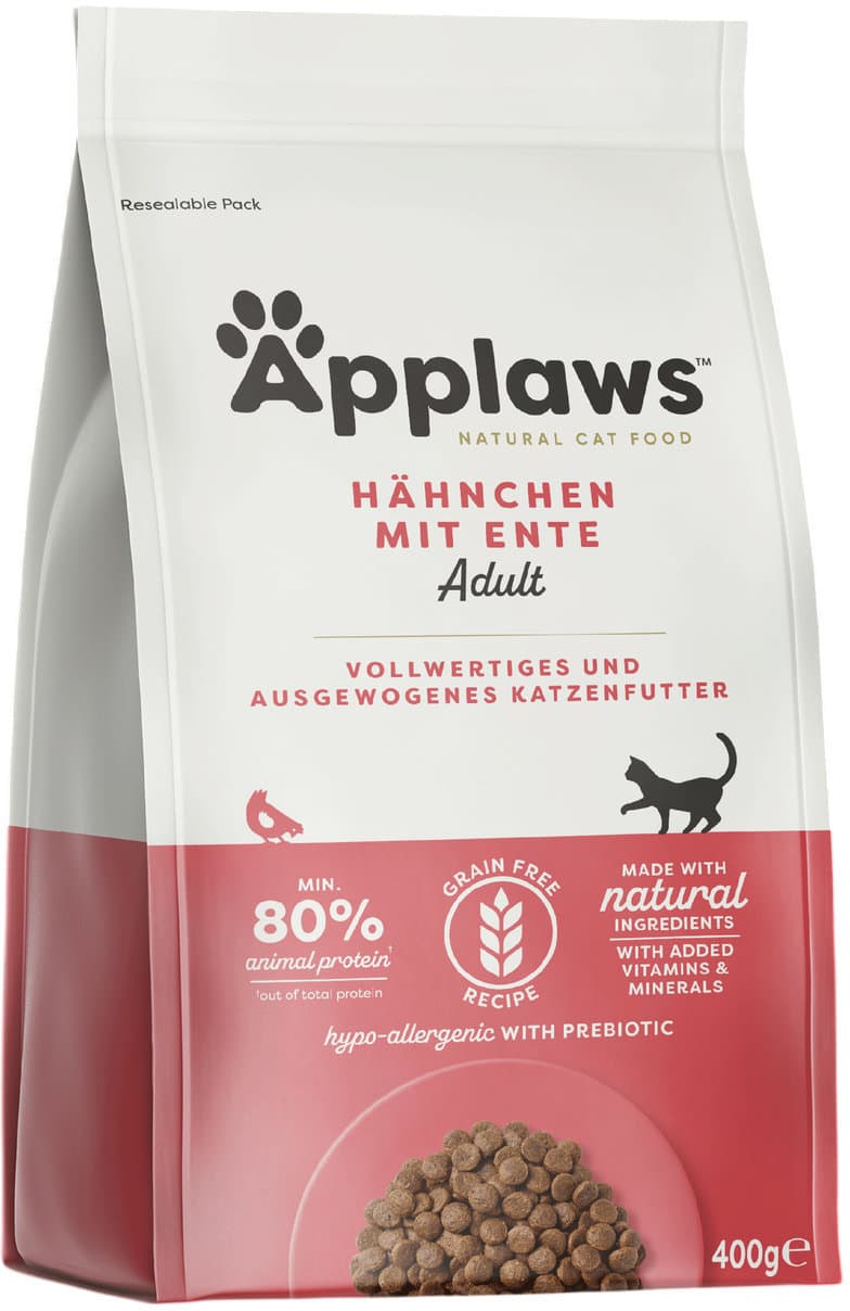Applaws Katzentrockenfutter Huhn & Ente 400g