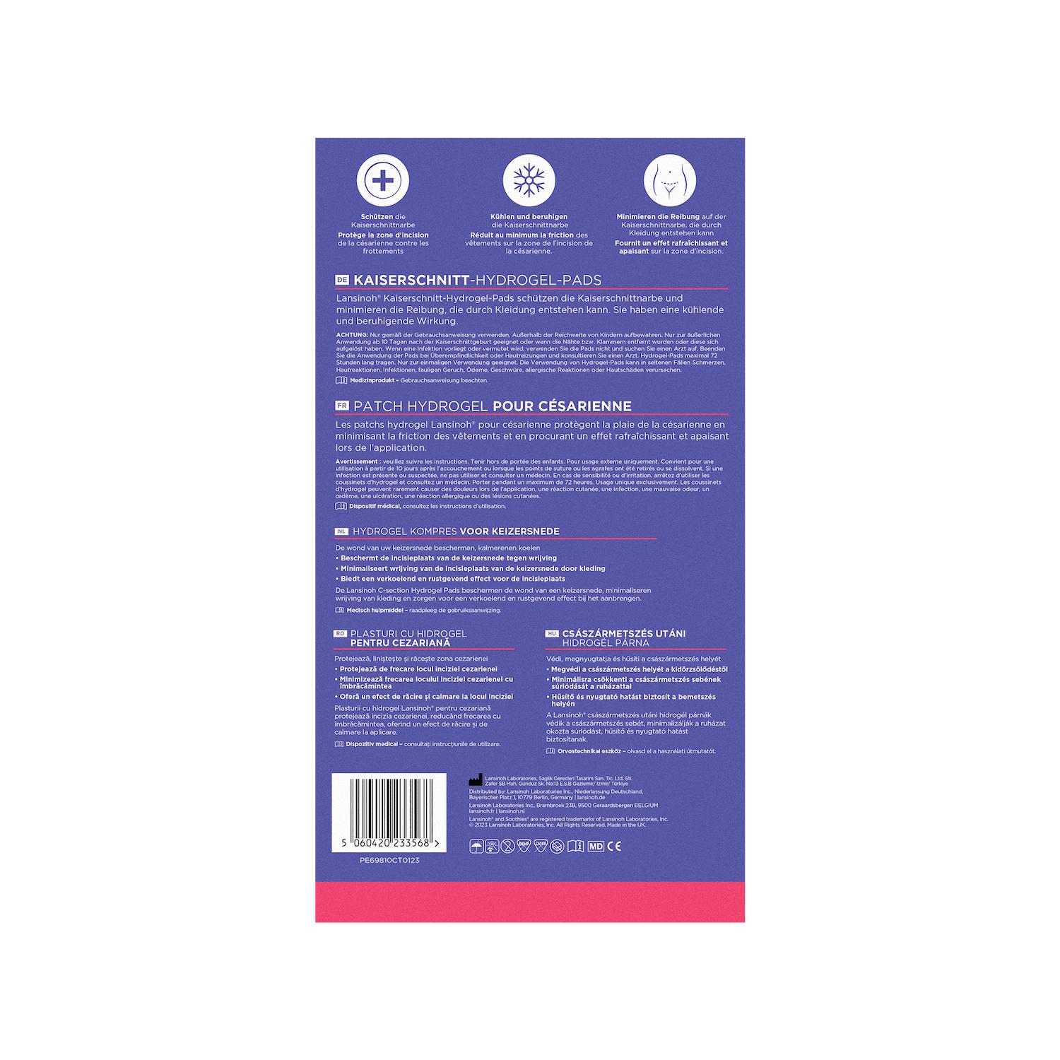 Produktbild Lansinoh® Kaiserschnitt-Hydrogel-Pads 5 von 7