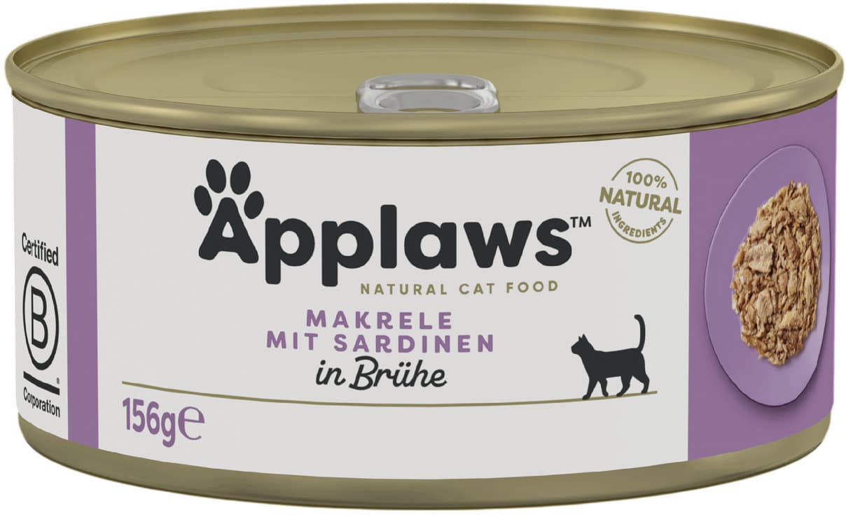 Applaws Katzennassfutter Makrele & Sardine 156g