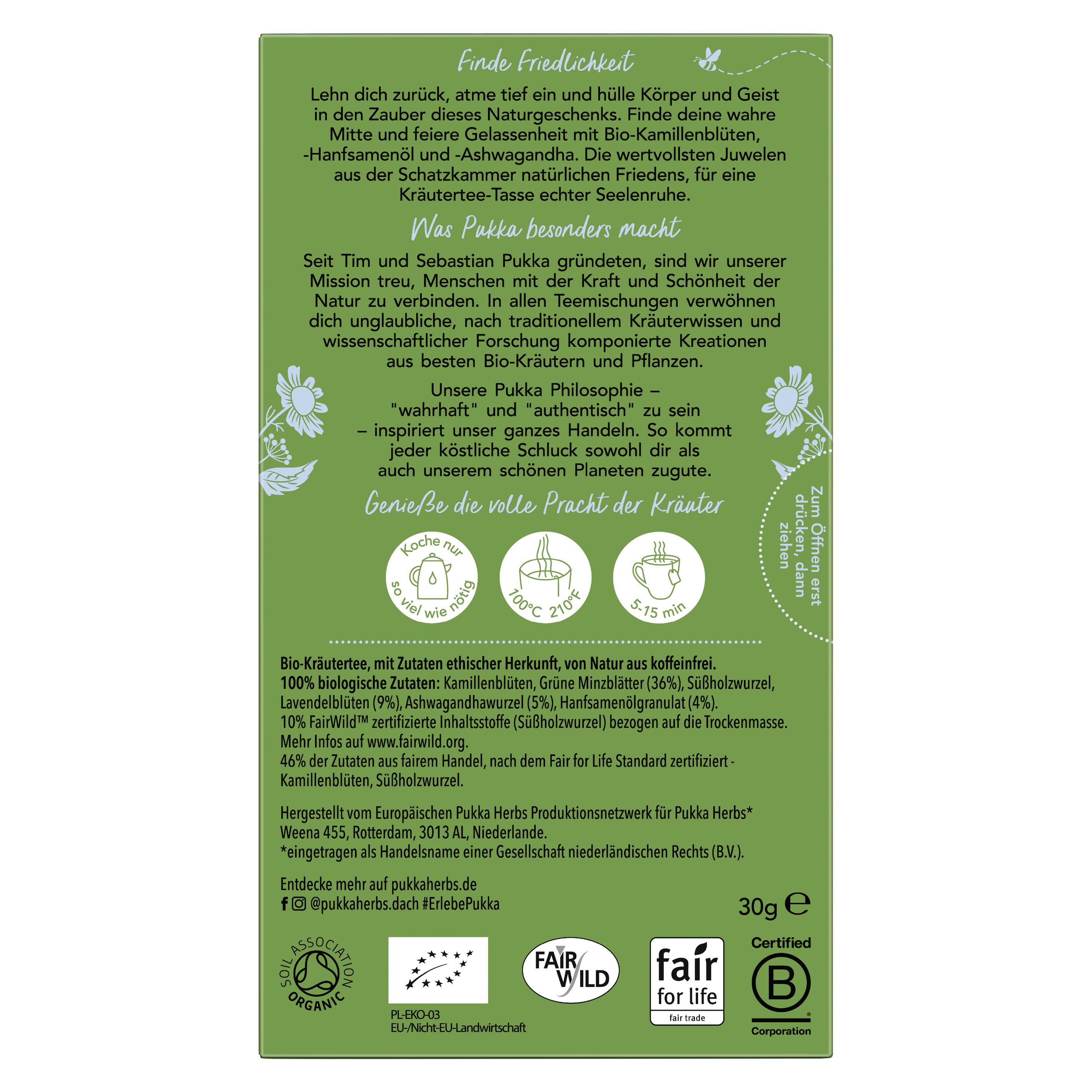 Produktbild Pukka BIO Peace Tee 20 Beutel 2 von 8