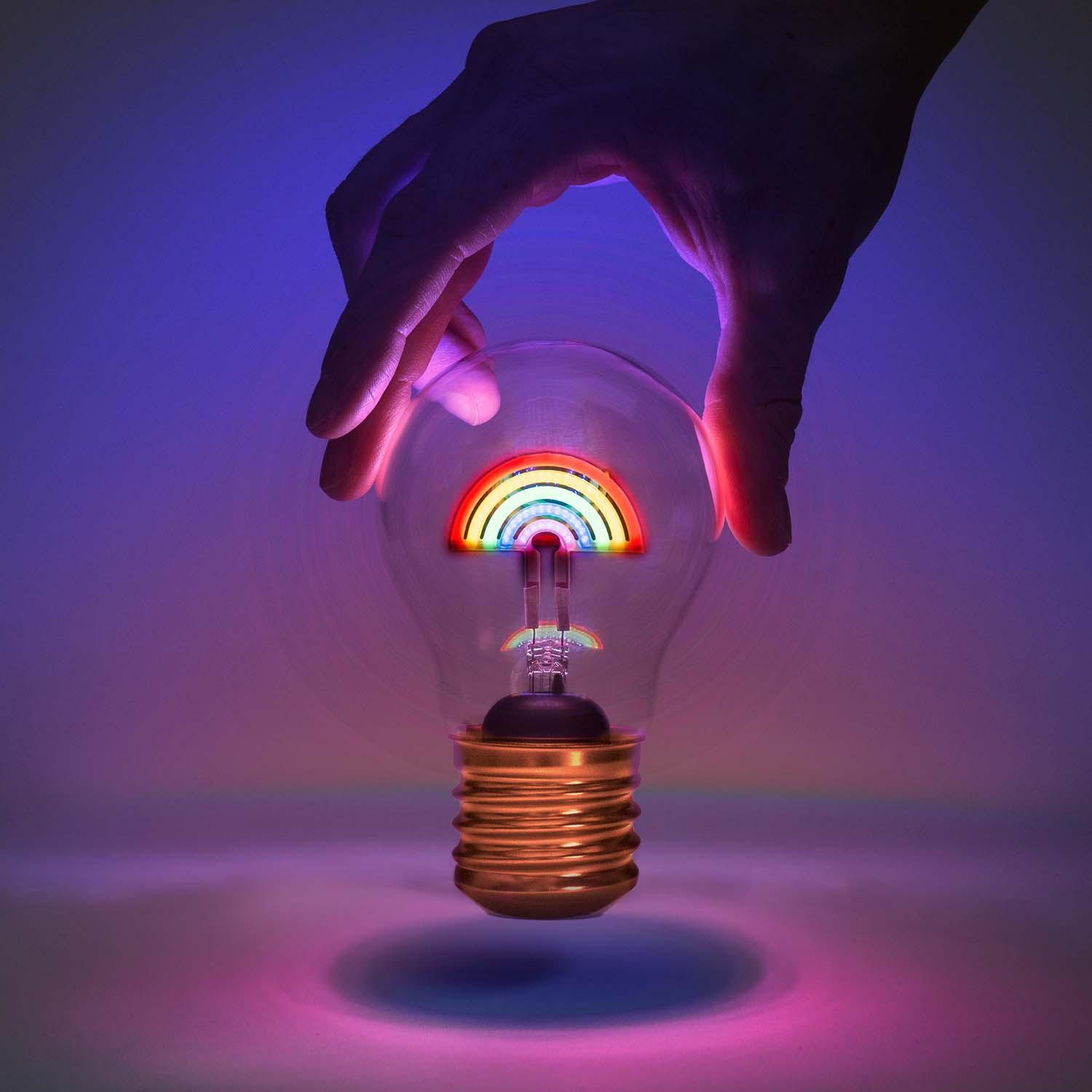Produktbild Suck UK Kabellose LED Glühbirne Regenbogen 2 von 2