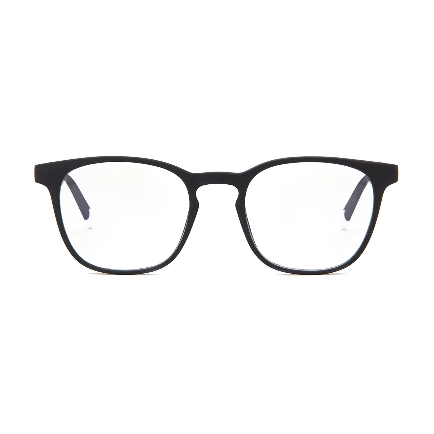  Barner Designerbrille mit Blaulichtfilter Lesebrille Dalston Black Noir +1,0