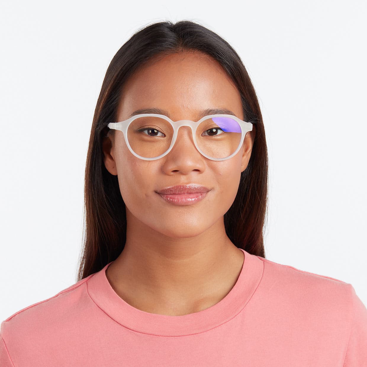Produktbild  Barner Designerbrille mit Blaulichtfilter Lesebrille Chamberi Coconut Milk +1,5 4 von 5