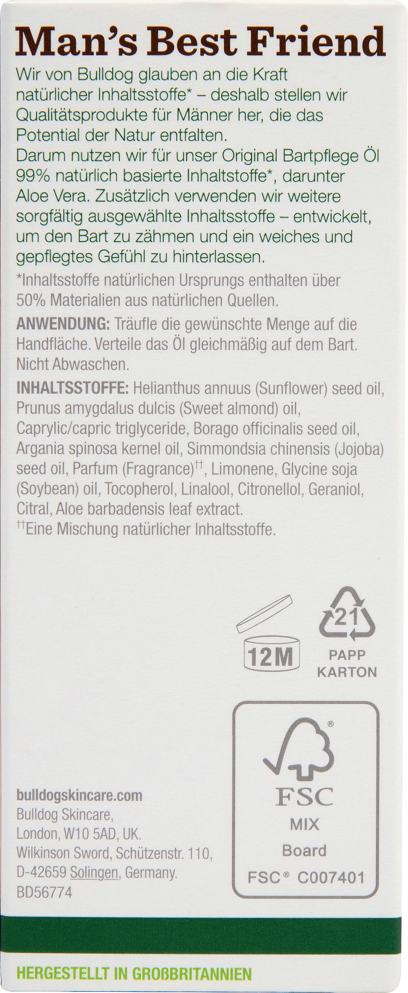 Produktbild Bulldog Original Bartöl 2 von 8