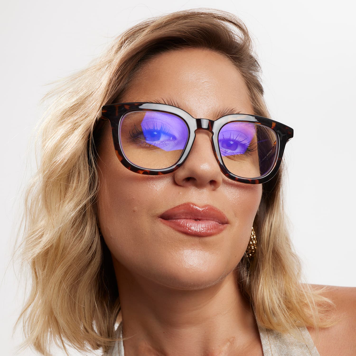 Produktbild  Barner Designerbrille mit Blaulichtfilter Lesebrille Osterbro Glossy Tortoise Neutral 2 von 5